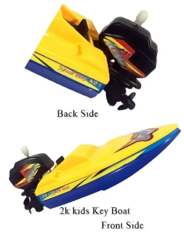 Dive into Fun! Classic 90s Wind-Up Boat Toy! Wind-Up Water Fun: 90s Kid Toys (Single Pack) - Image 2